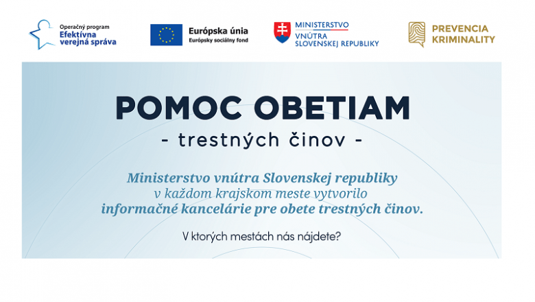 Informačné kancelárie pre obete trestných činov