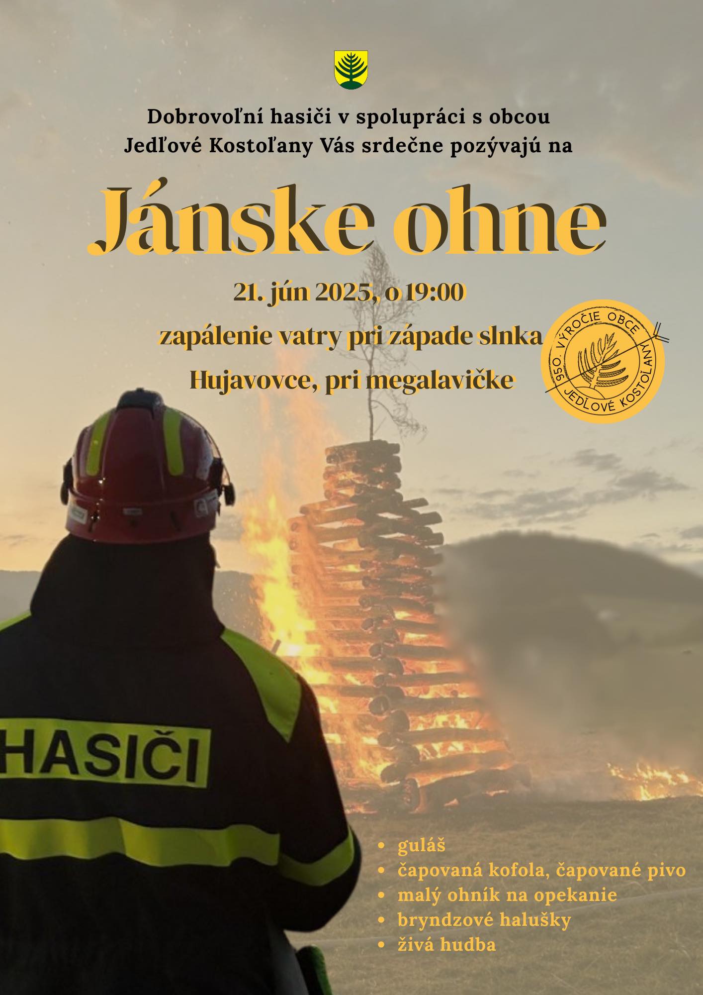 Jánske ohne – plagát a pozvánka
