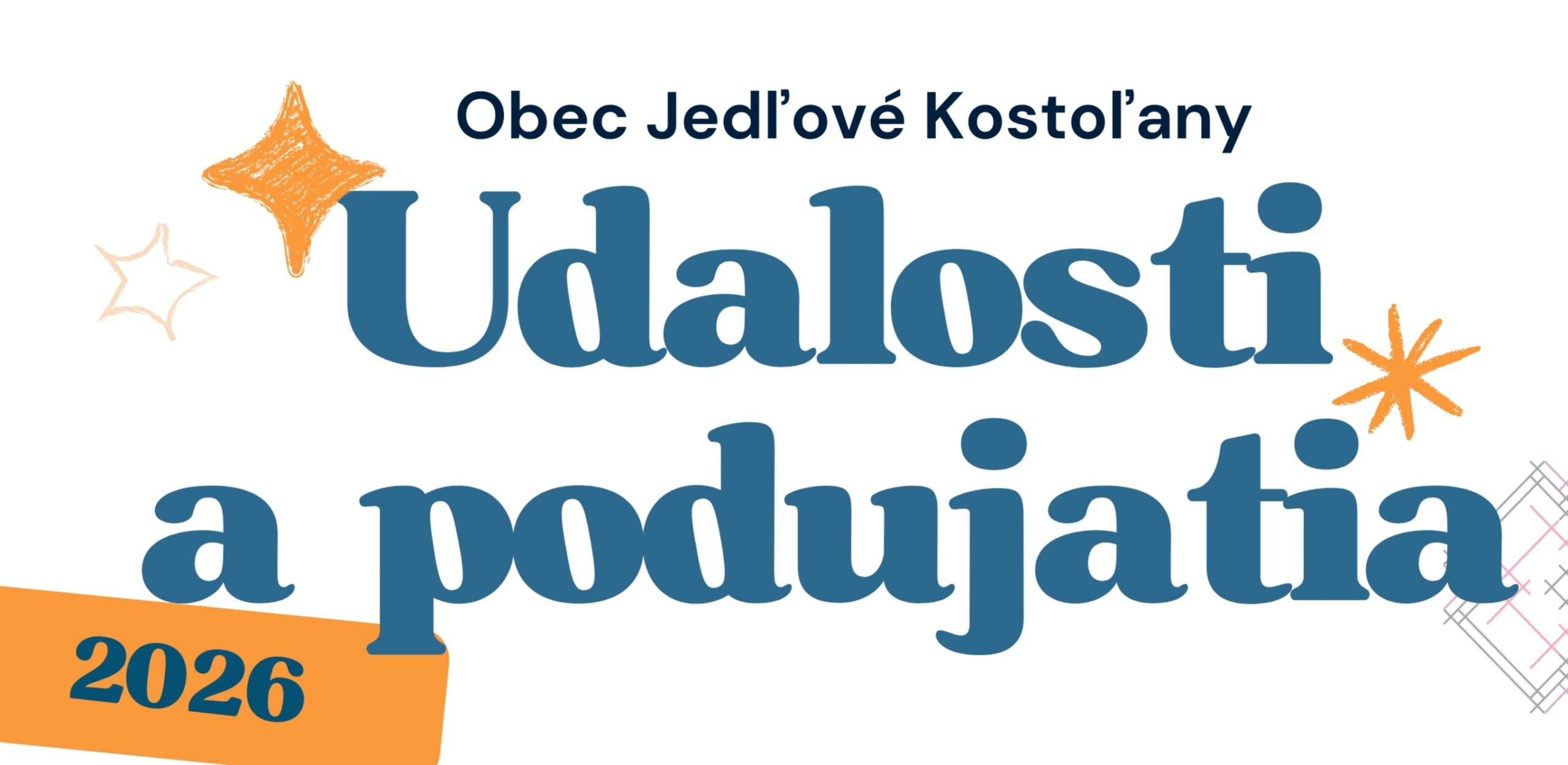 Udalosti a podujatia 2026